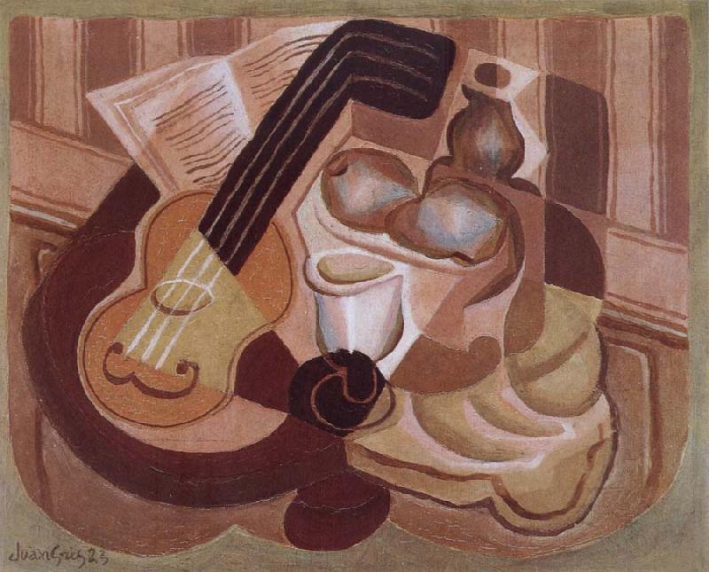 Juan Gris Single small round table oil painting image